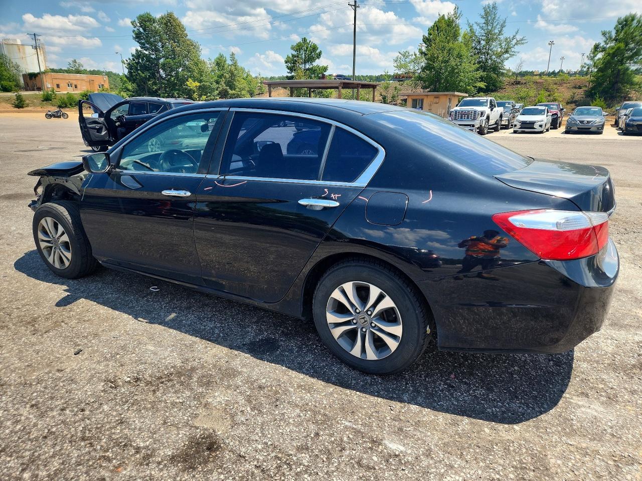 2015 Honda Accord Lx Black vin: 1HGCR2F35FA247003