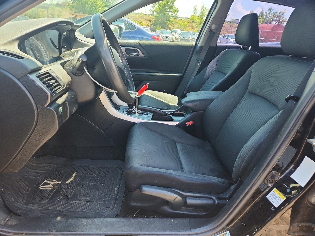 2015 Honda Accord Lx Black vin: 1HGCR2F35FA247003