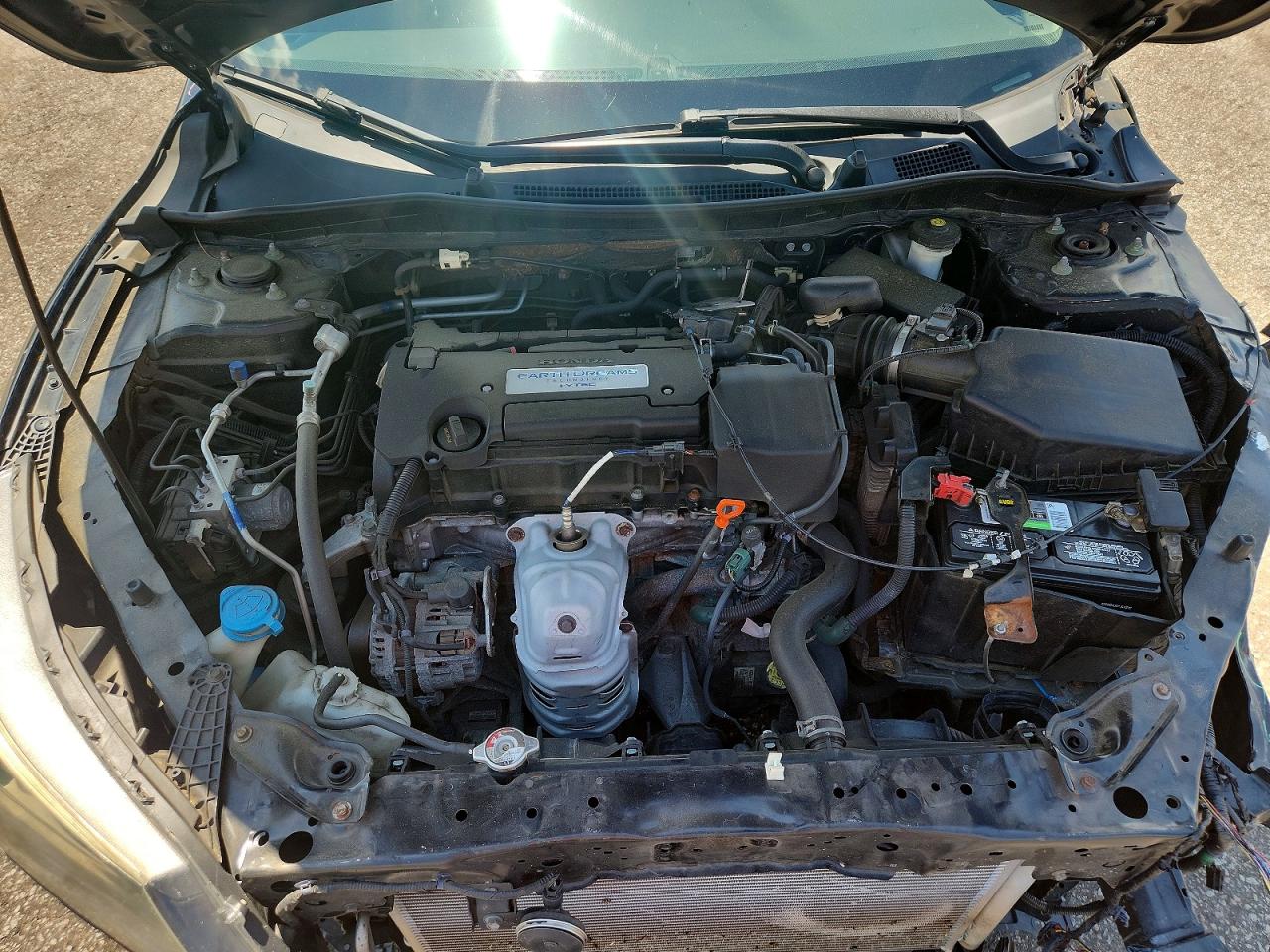 2015 Honda Accord Lx Black vin: 1HGCR2F35FA247003