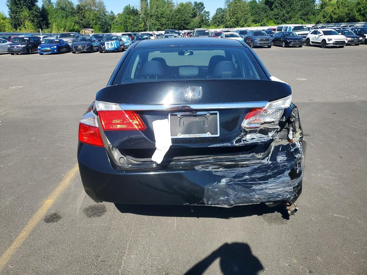 2015 Honda Accord Lx Black vin: 1HGCR2F35FA250970
