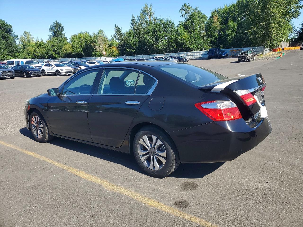 2015 Honda Accord Lx Black vin: 1HGCR2F35FA250970