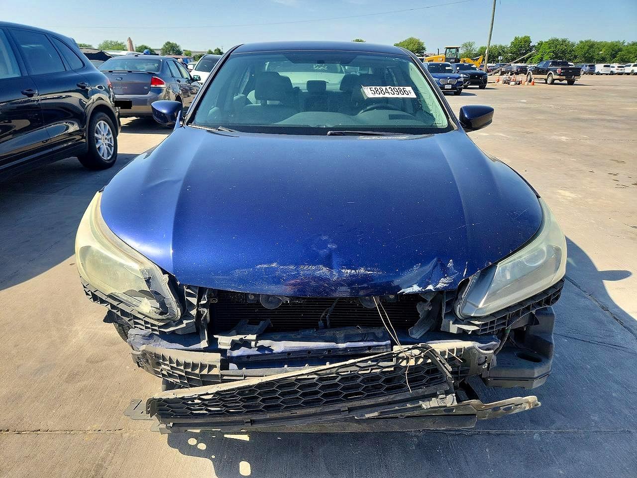 2015 Honda Accord Lx Синий vin: 1HGCR2F35FA253870