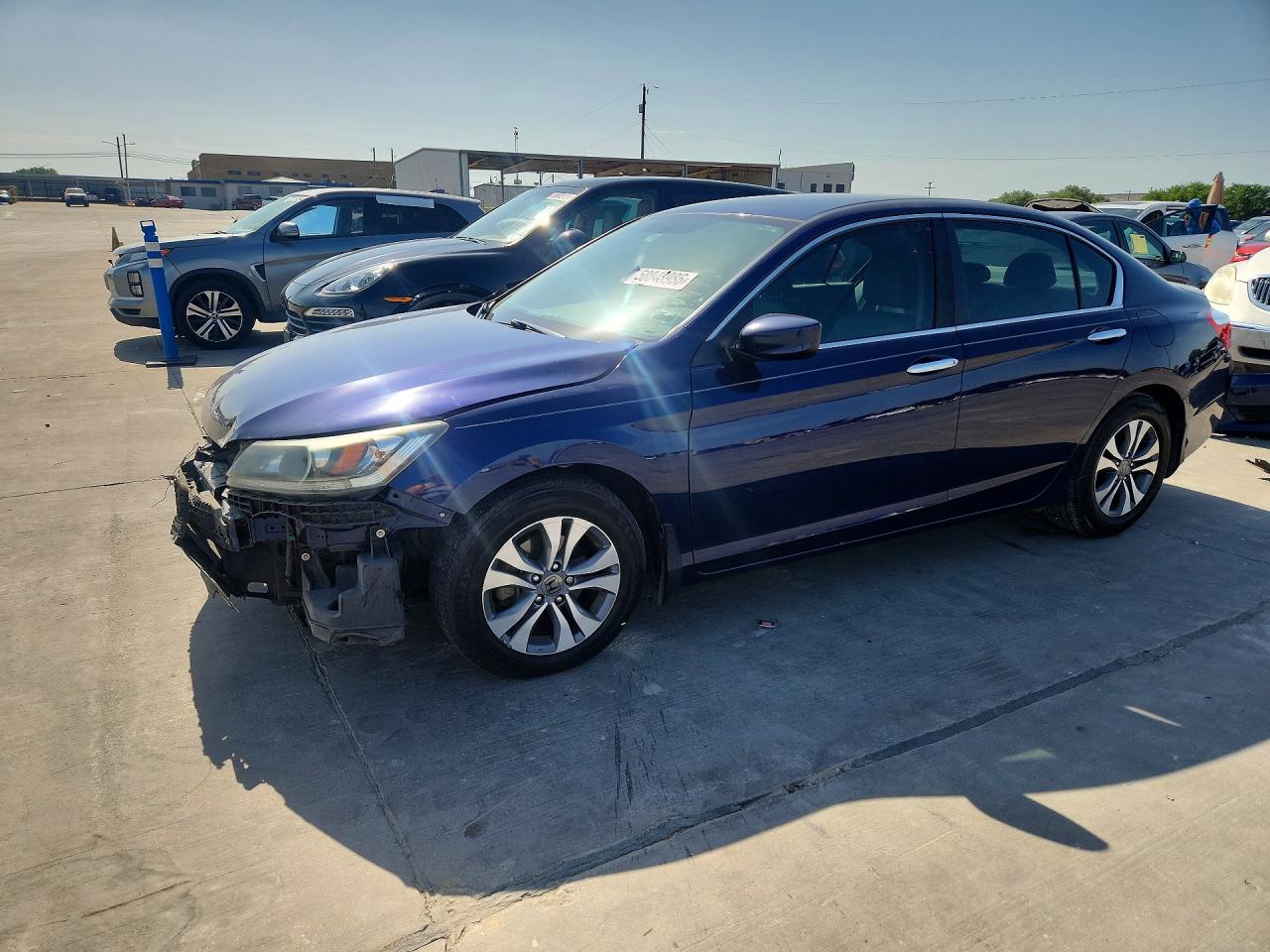 2015 Honda Accord Lx Синий vin: 1HGCR2F35FA253870