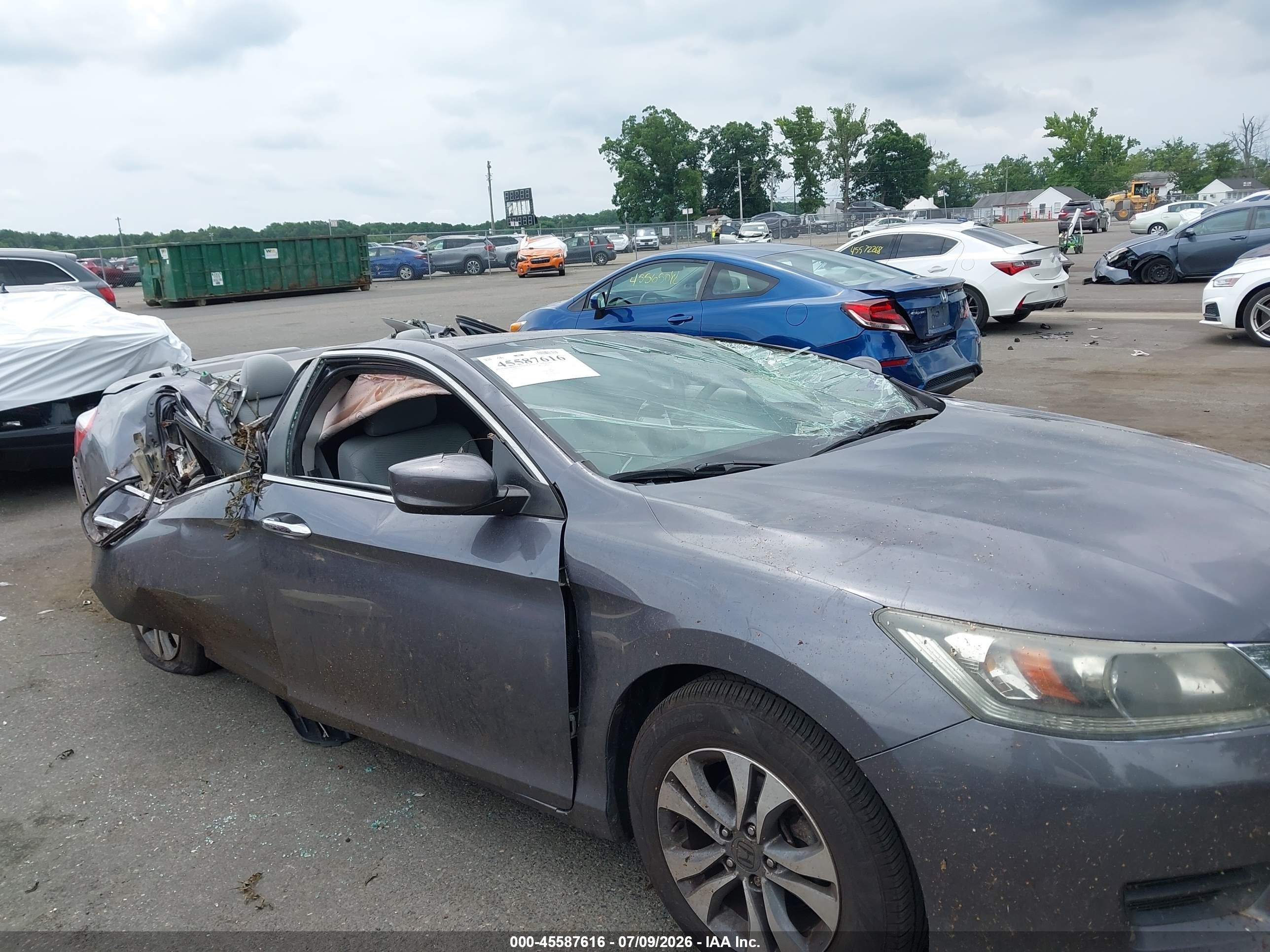 2015 Honda Accord Lx Серый vin: 1HGCR2F35FA262827