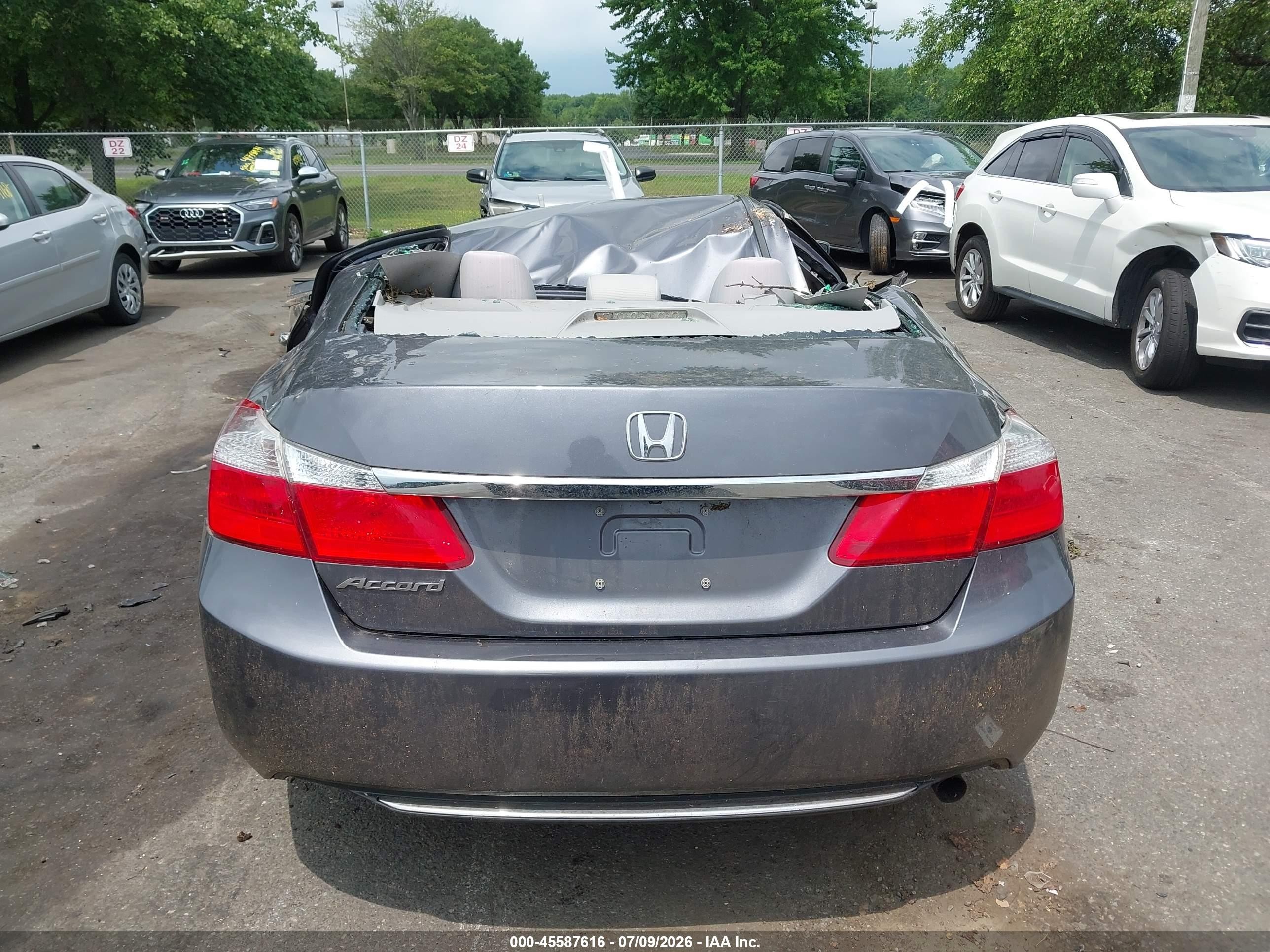 2015 Honda Accord Lx Серый vin: 1HGCR2F35FA262827