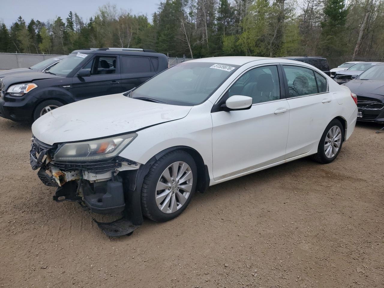2015 Honda Accord Lx Белый vin: 1HGCR2F35FA804072