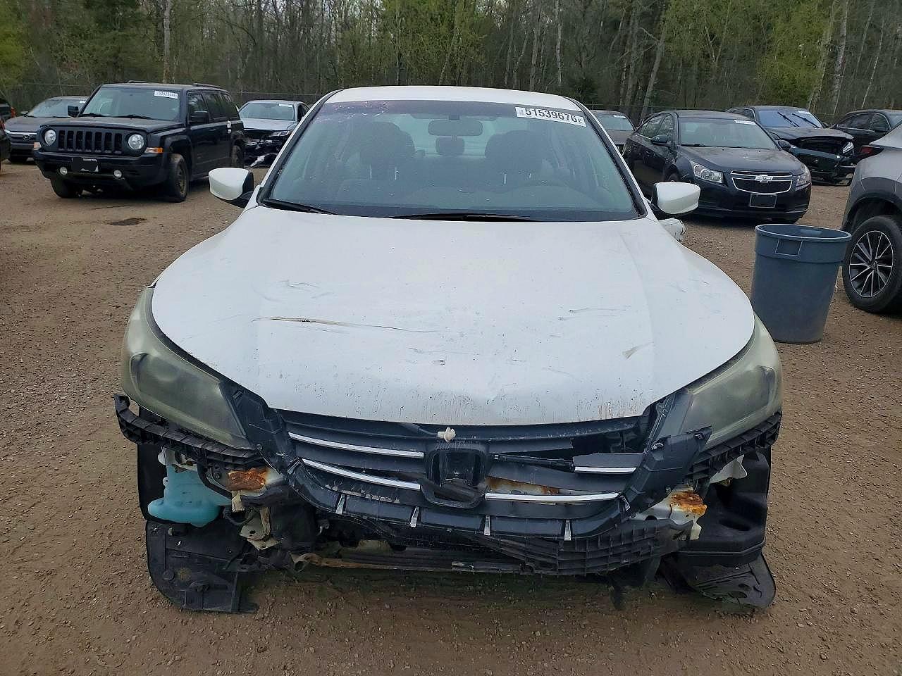 2015 Honda Accord Lx Белый vin: 1HGCR2F35FA804072