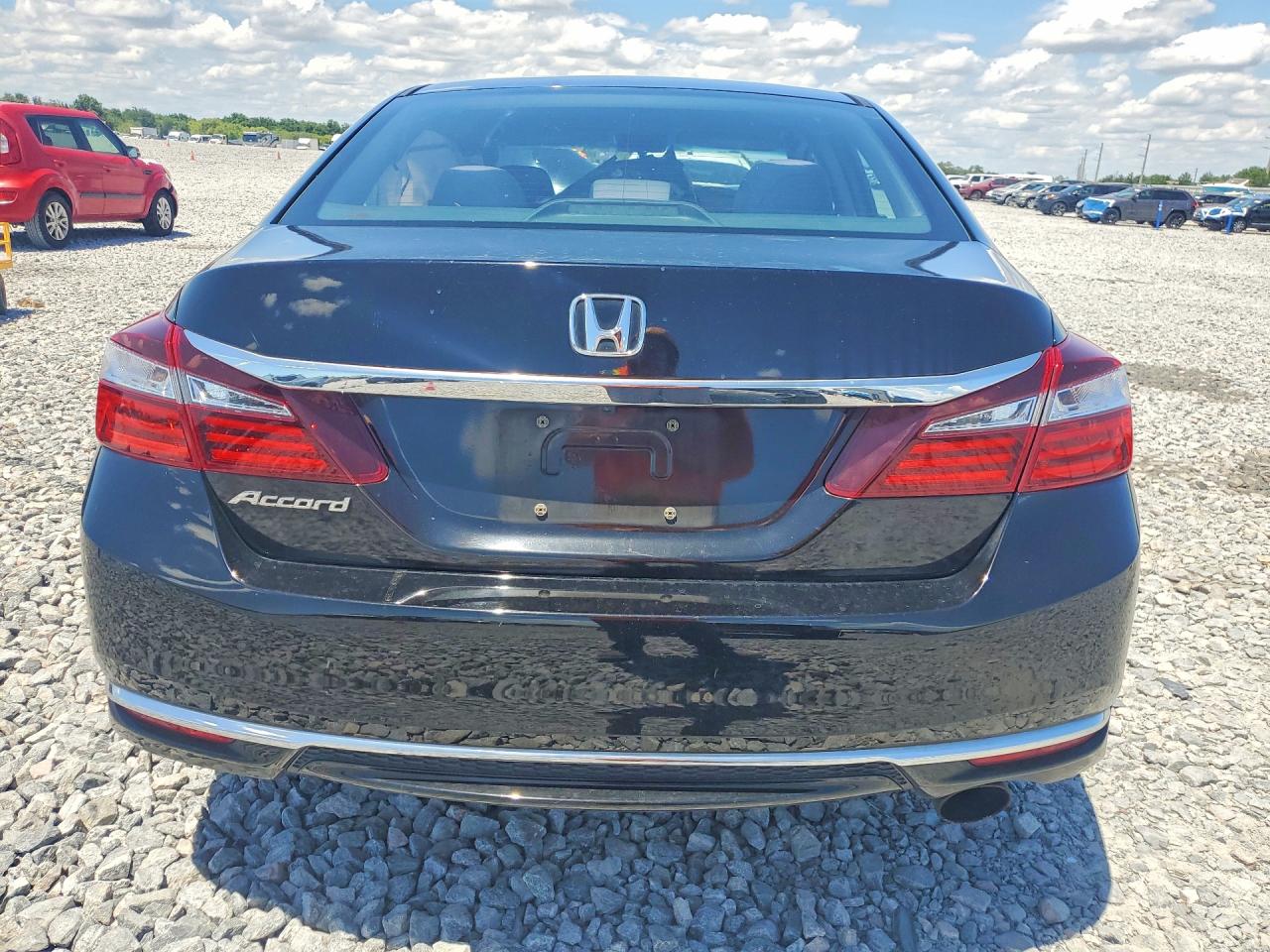 2016 Honda Accord Lx Black vin: 1HGCR2F35GA073578