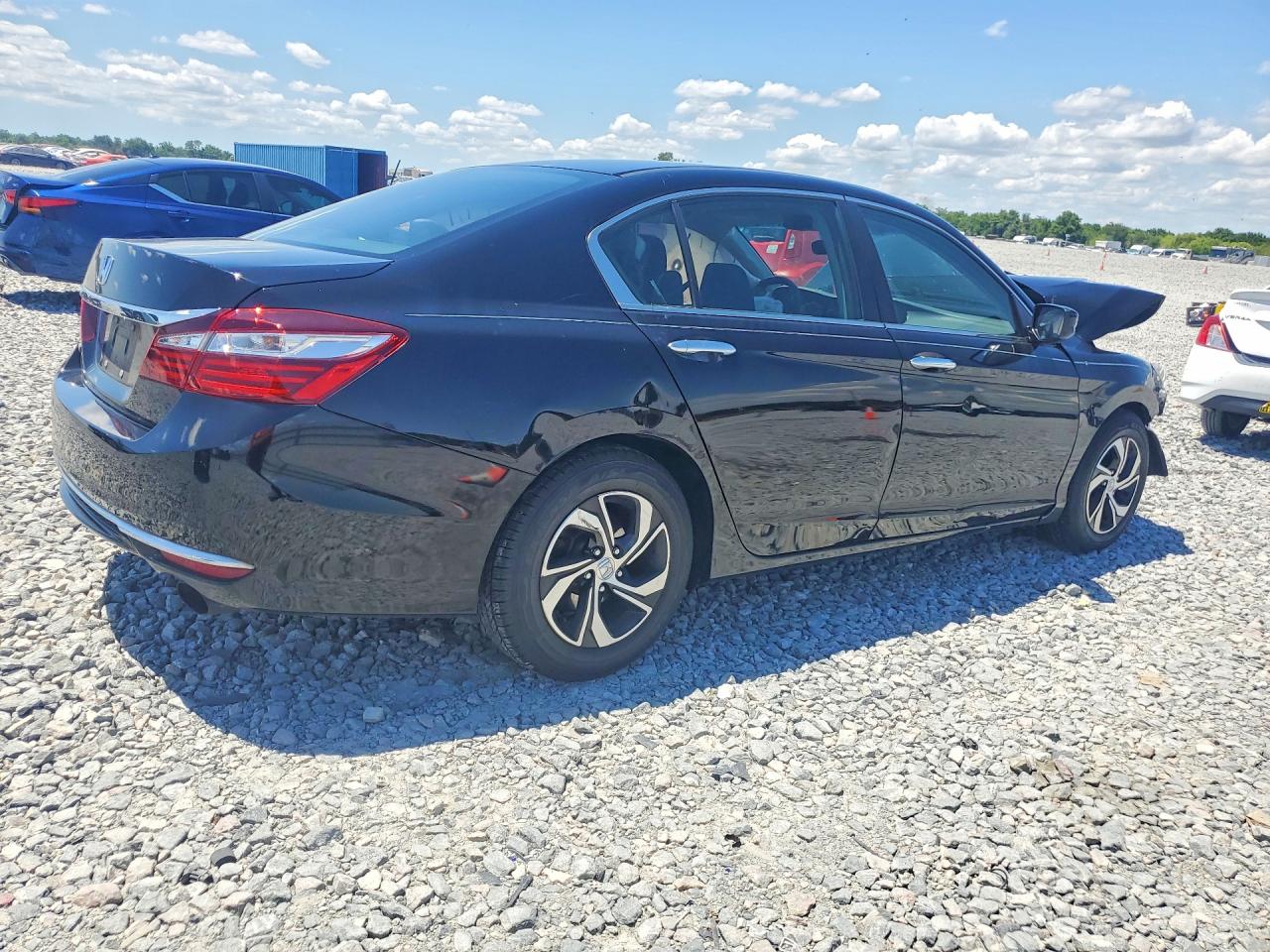2016 Honda Accord Lx Black vin: 1HGCR2F35GA073578