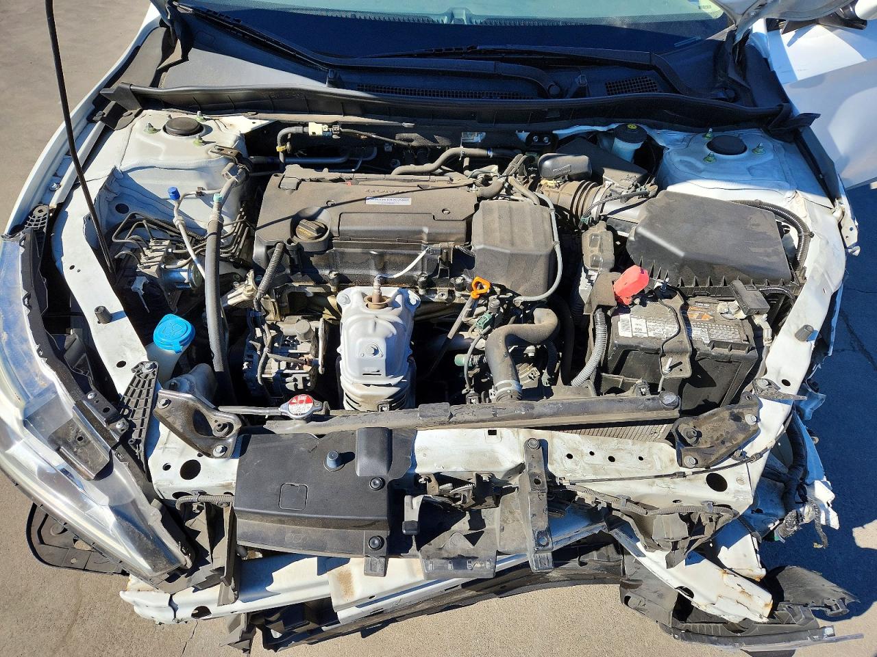 2016 Honda Accord Lx Белый vin: 1HGCR2F35GA110788