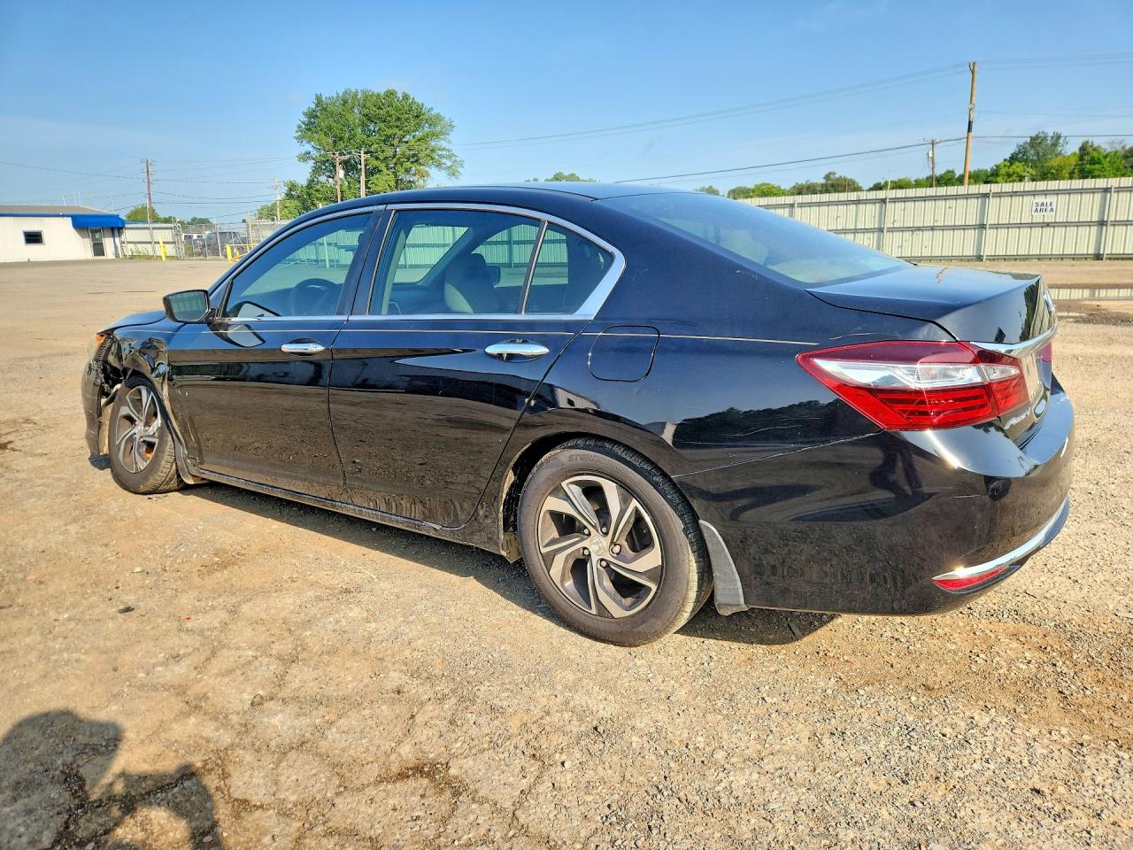 2017 Honda Accord Lx Black vin: 1HGCR2F35HA179563