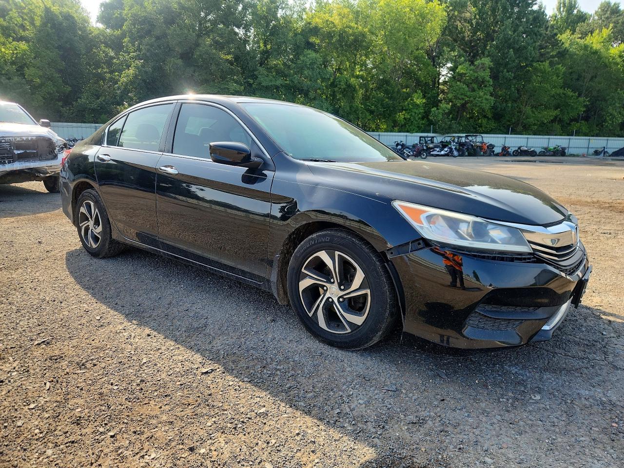 2017 Honda Accord Lx Black vin: 1HGCR2F35HA179563