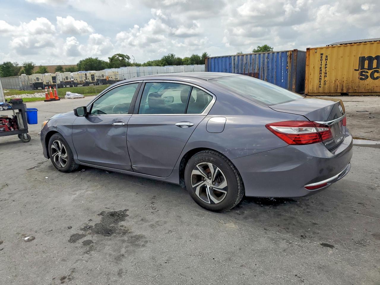 2017 Honda Accord Lx Gray vin: 1HGCR2F35HA248185