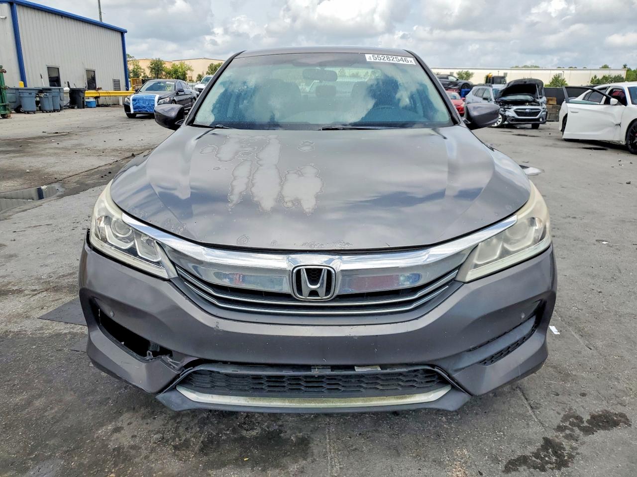 2017 Honda Accord Lx Gray vin: 1HGCR2F35HA248185