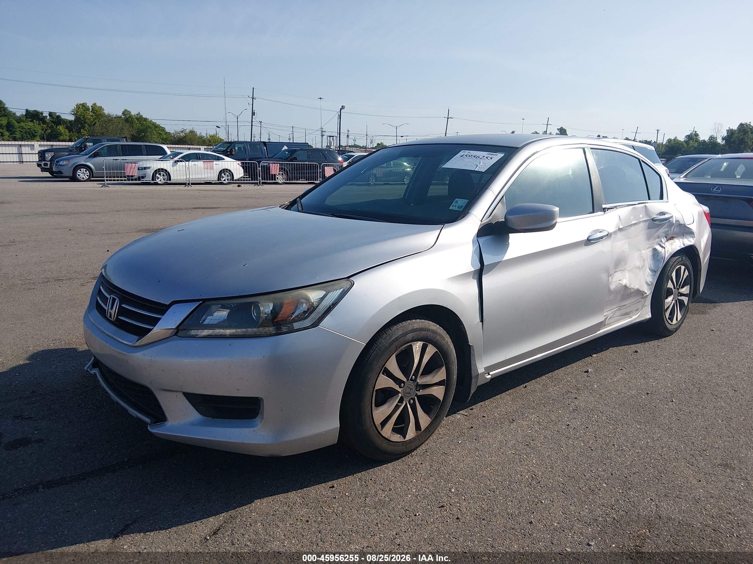 2013 Honda Accord Lx Серебряный vin: 1HGCR2F36DA015085