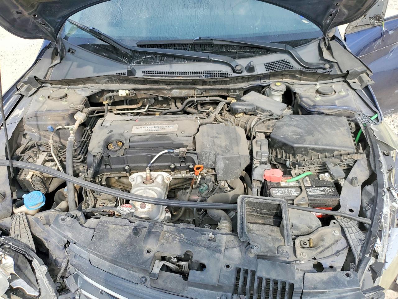 2013 Honda Accord Lx Blue vin: 1HGCR2F36DA035787
