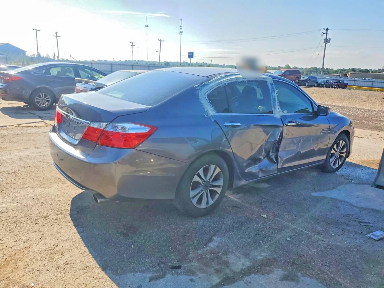 2013 Honda Accord Lx Gray vin: 1HGCR2F36DA044487