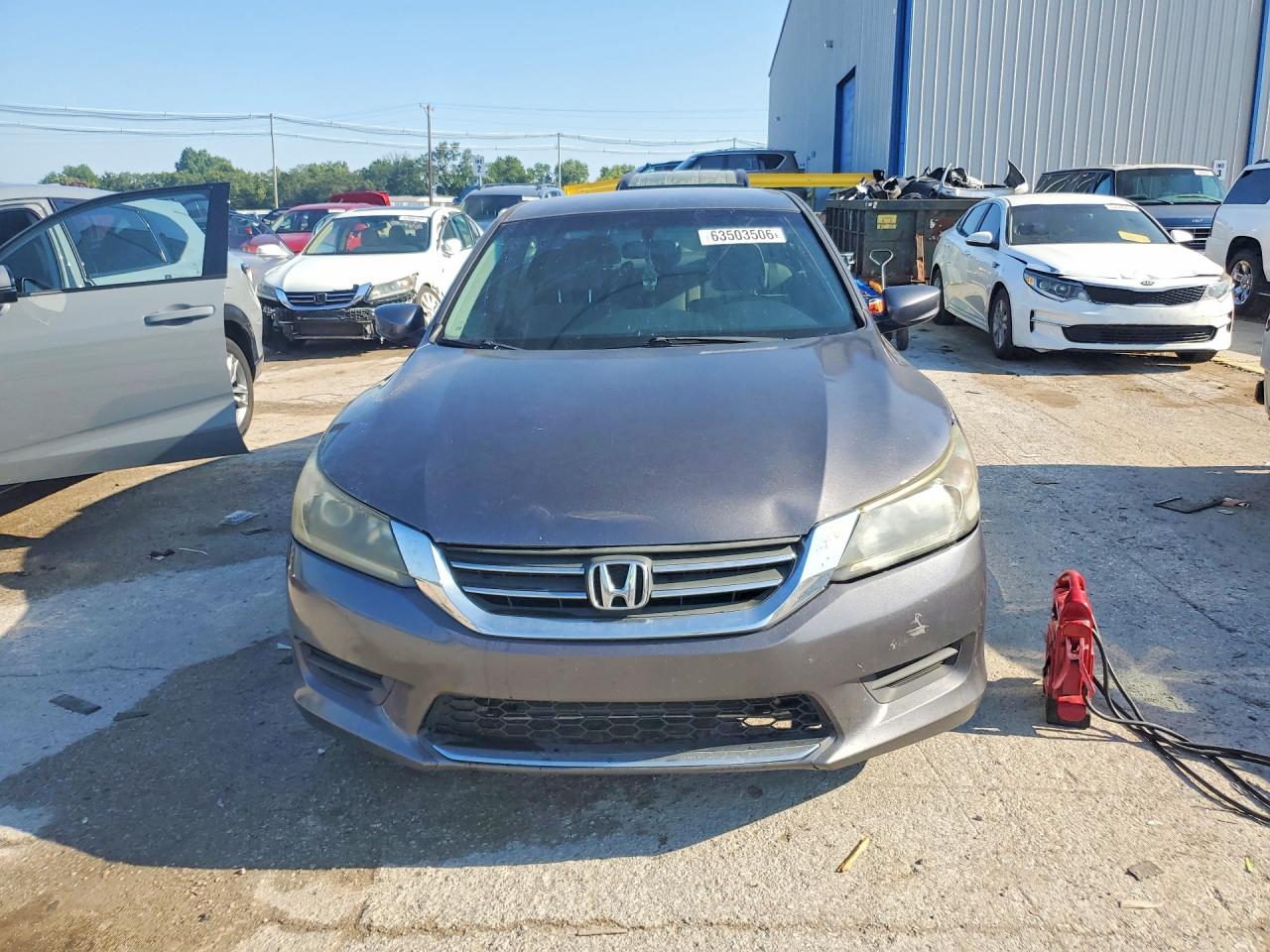 2013 Honda Accord Lx Gray vin: 1HGCR2F36DA044487