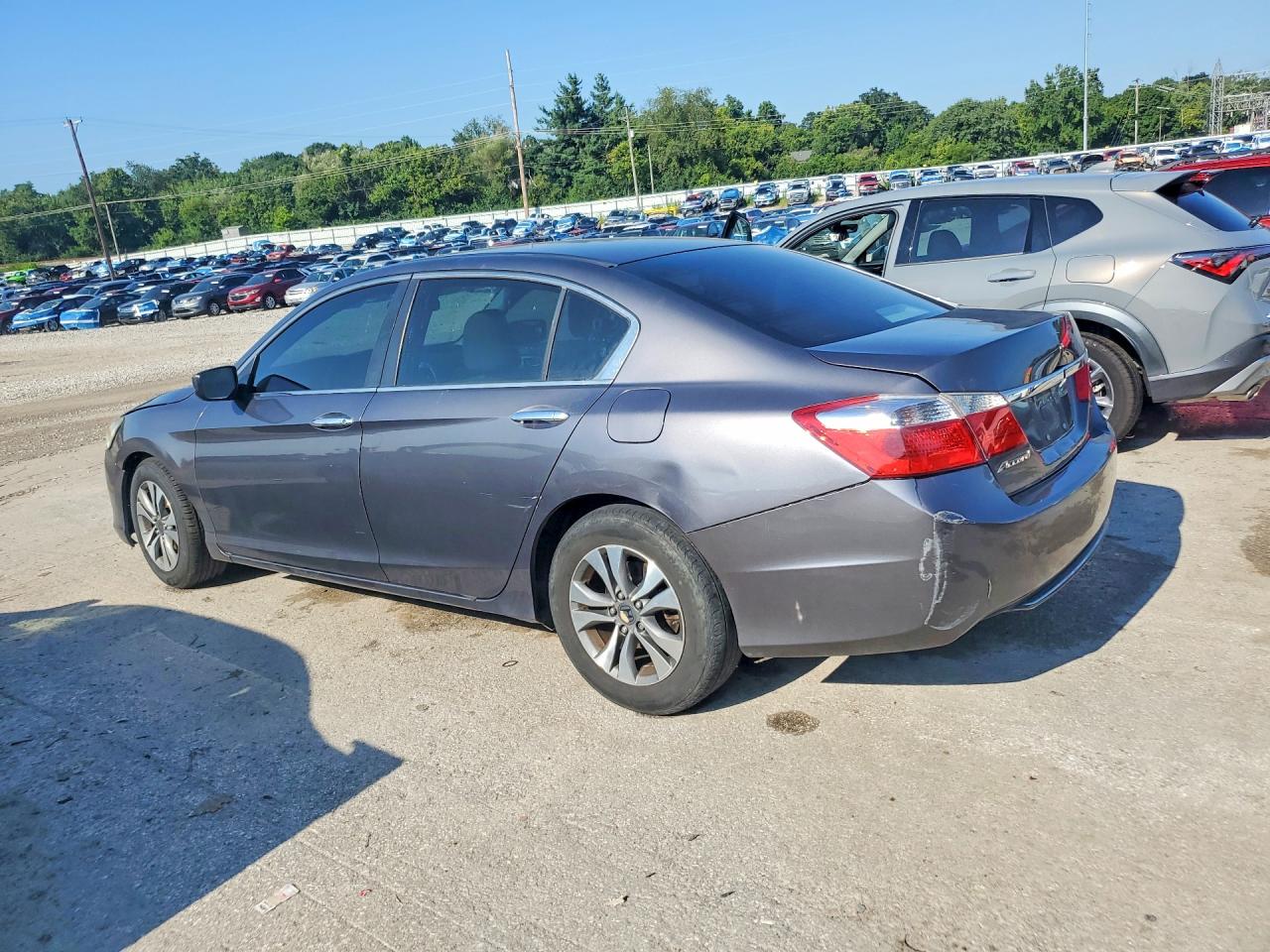 2013 Honda Accord Lx Gray vin: 1HGCR2F36DA044487