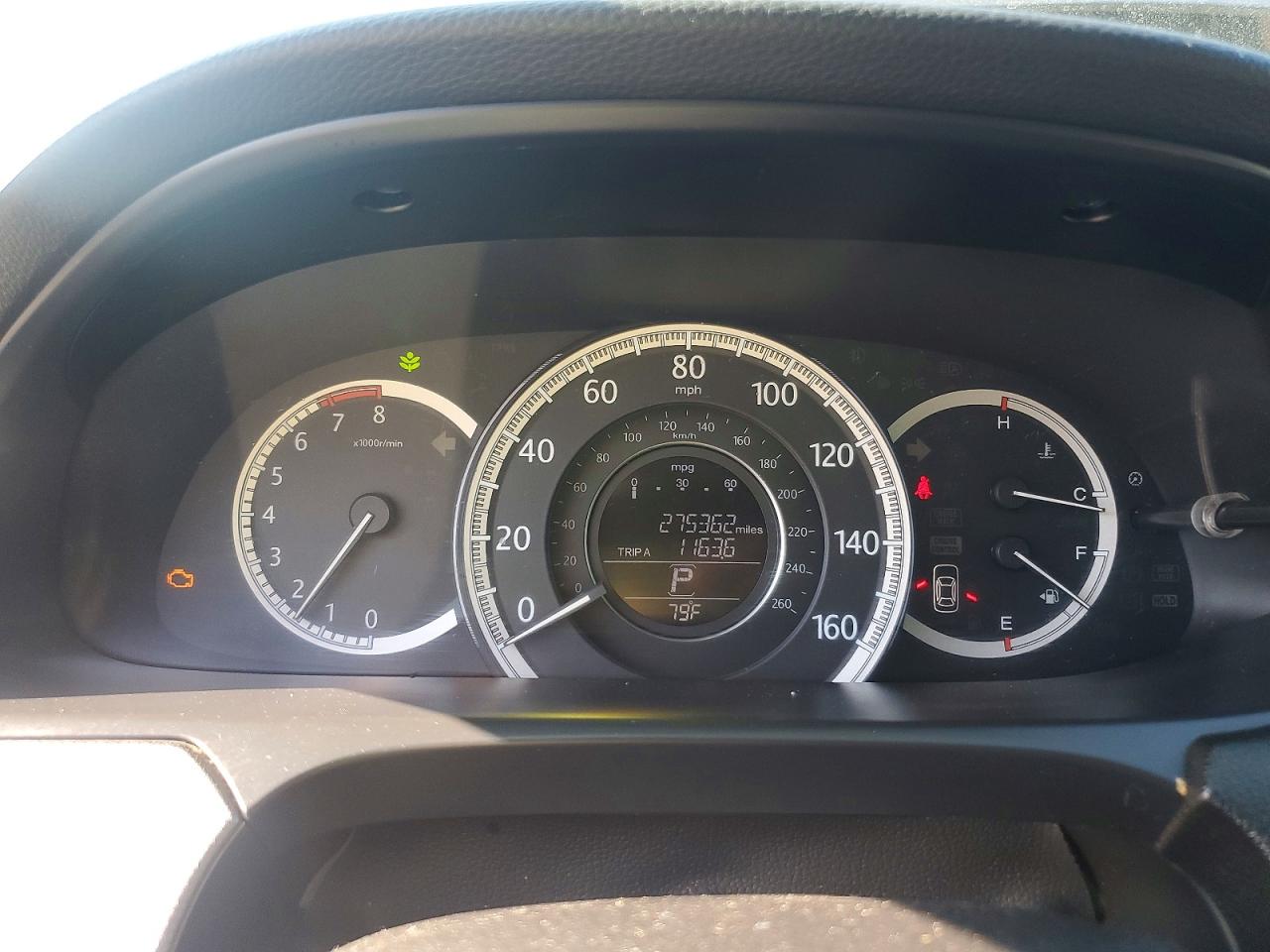 2013 Honda Accord Lx Gray vin: 1HGCR2F36DA044487