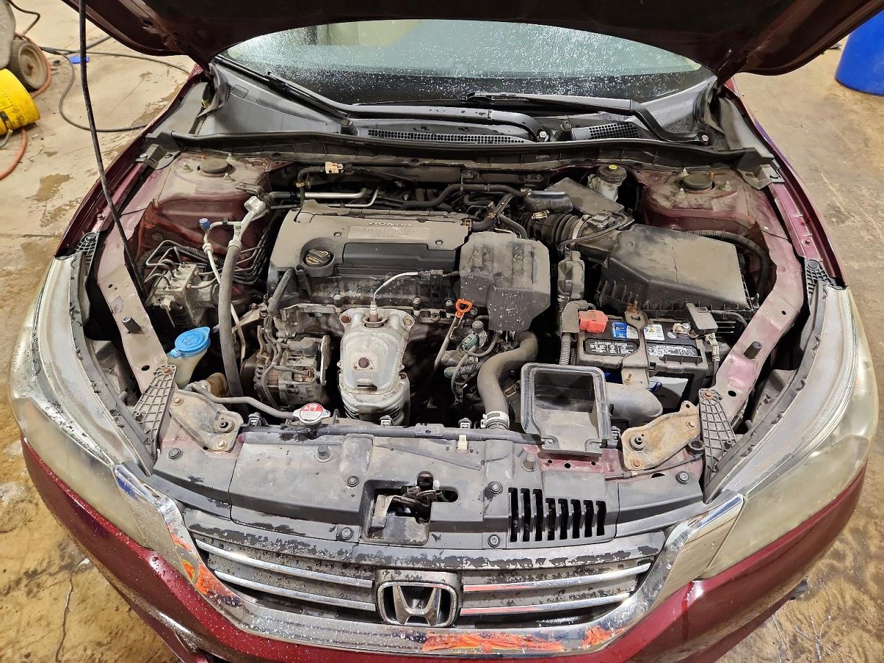2013 Honda Accord Lx Burgundy vin: 1HGCR2F36DA046384