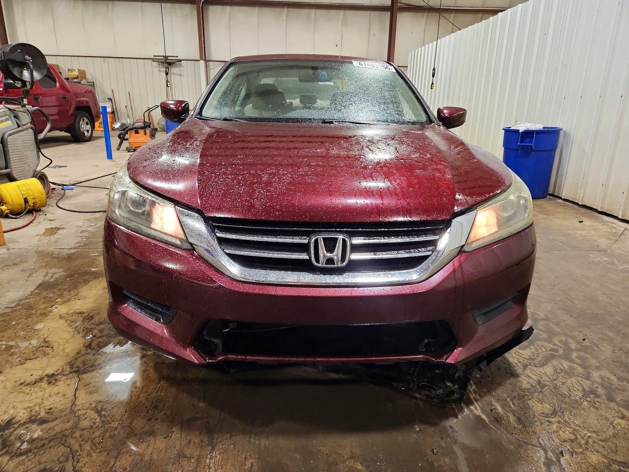 2013 Honda Accord Lx Burgundy vin: 1HGCR2F36DA046384