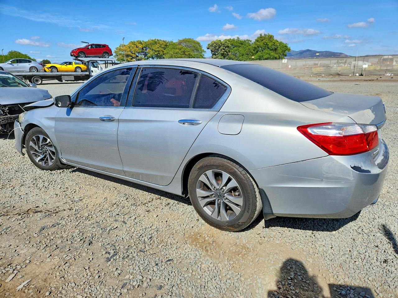 2013 Honda Accord Lx Silver vin: 1HGCR2F36DA049365