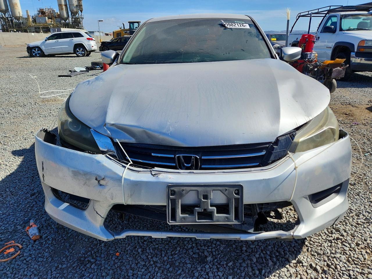 2013 Honda Accord Lx Silver vin: 1HGCR2F36DA049365
