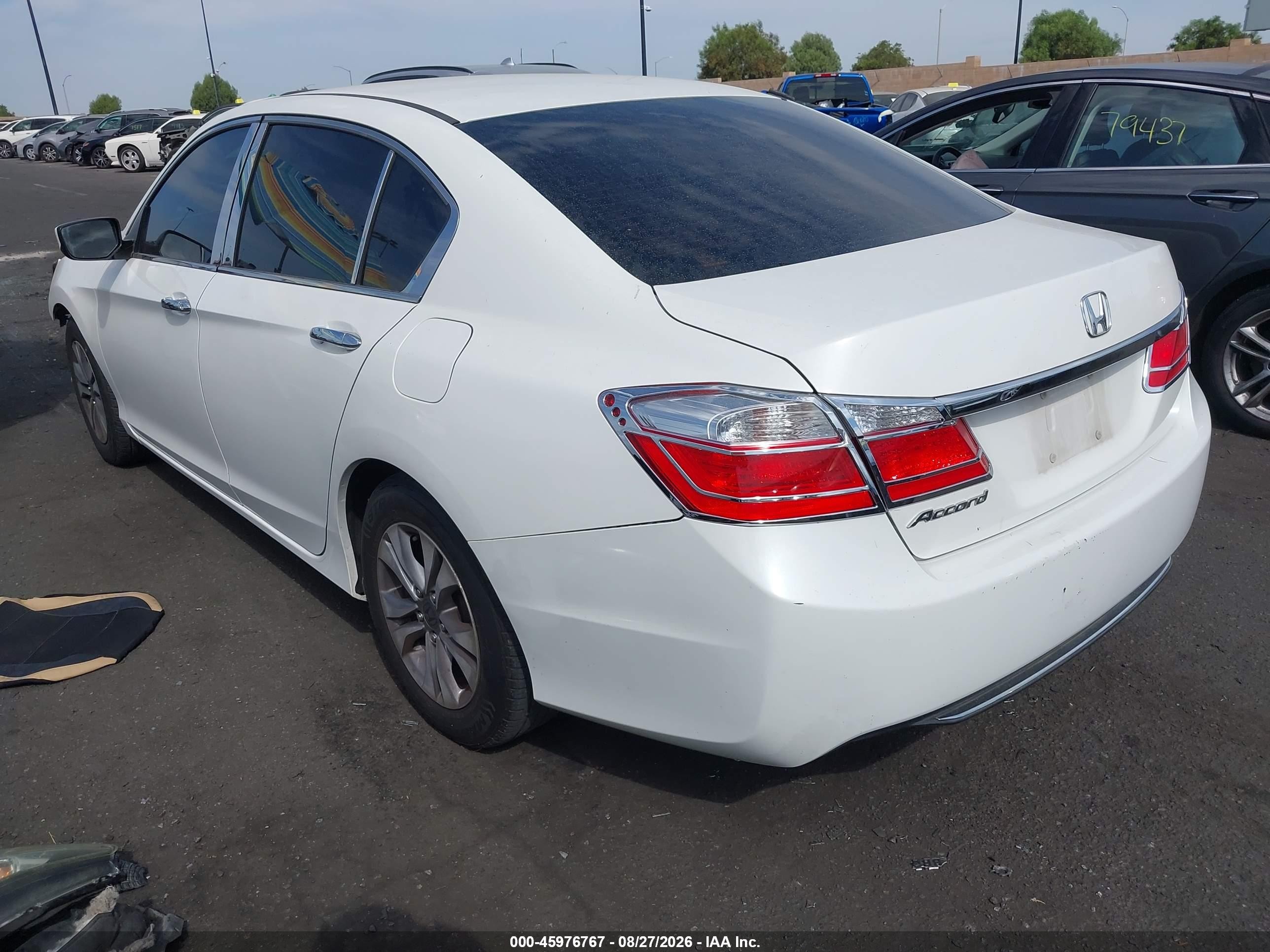 2013 Honda Accord Lx Белый vin: 1HGCR2F36DA081345