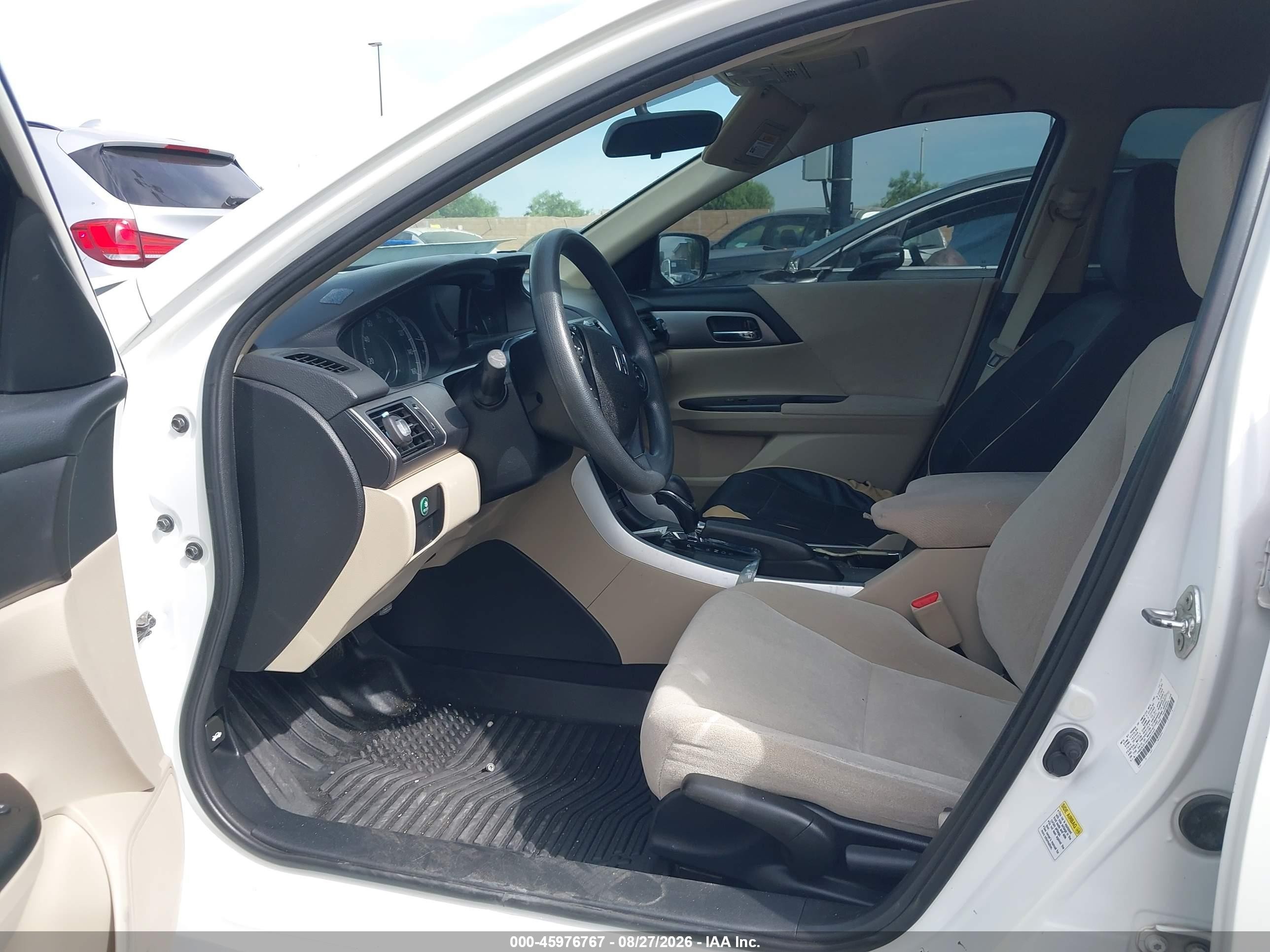 2013 Honda Accord Lx Белый vin: 1HGCR2F36DA081345