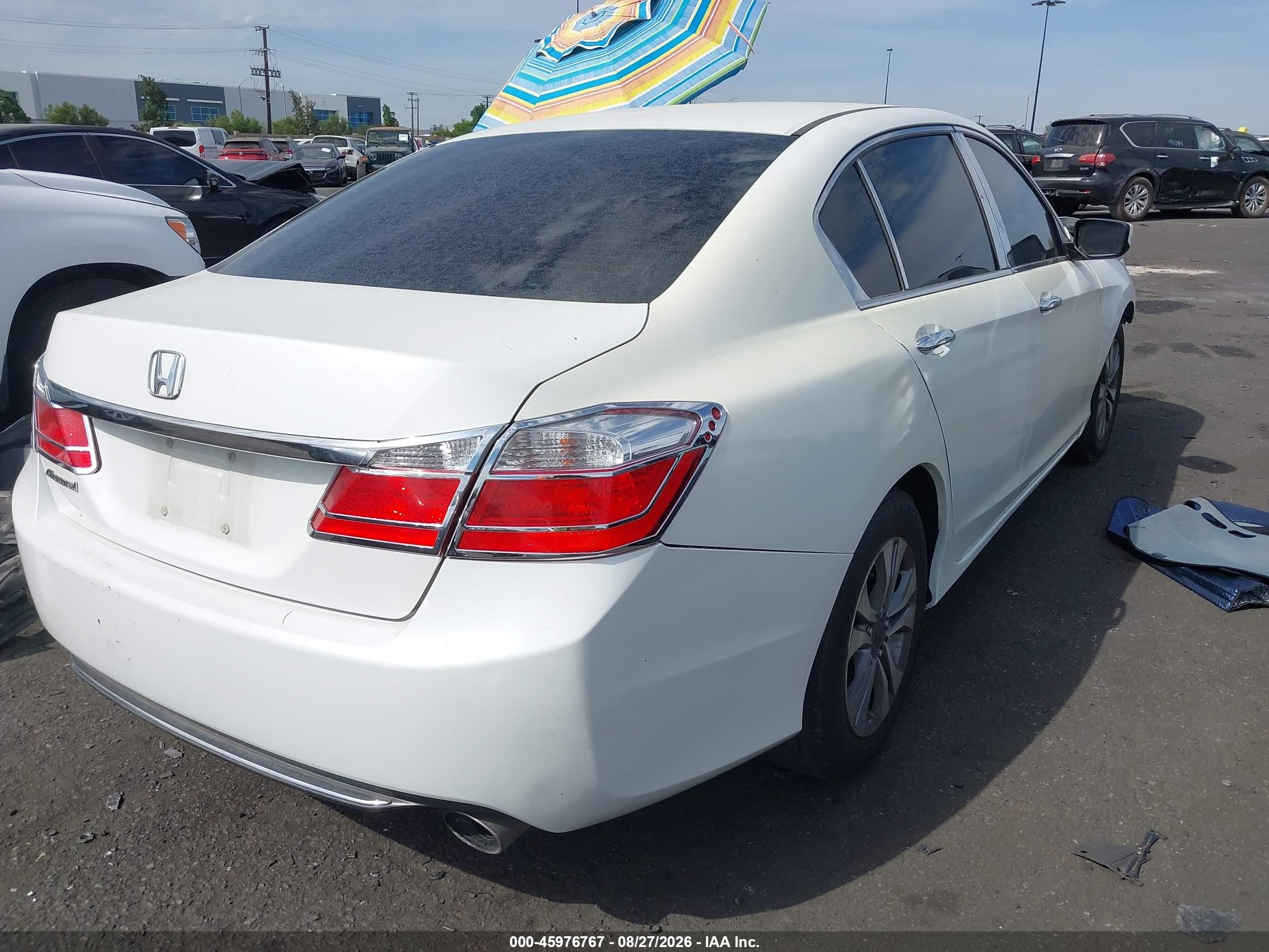 2013 Honda Accord Lx Белый vin: 1HGCR2F36DA081345