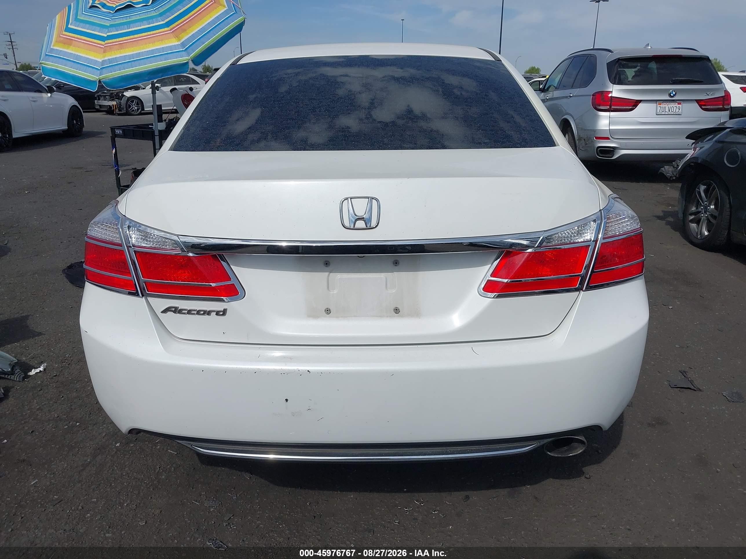 2013 Honda Accord Lx Белый vin: 1HGCR2F36DA081345
