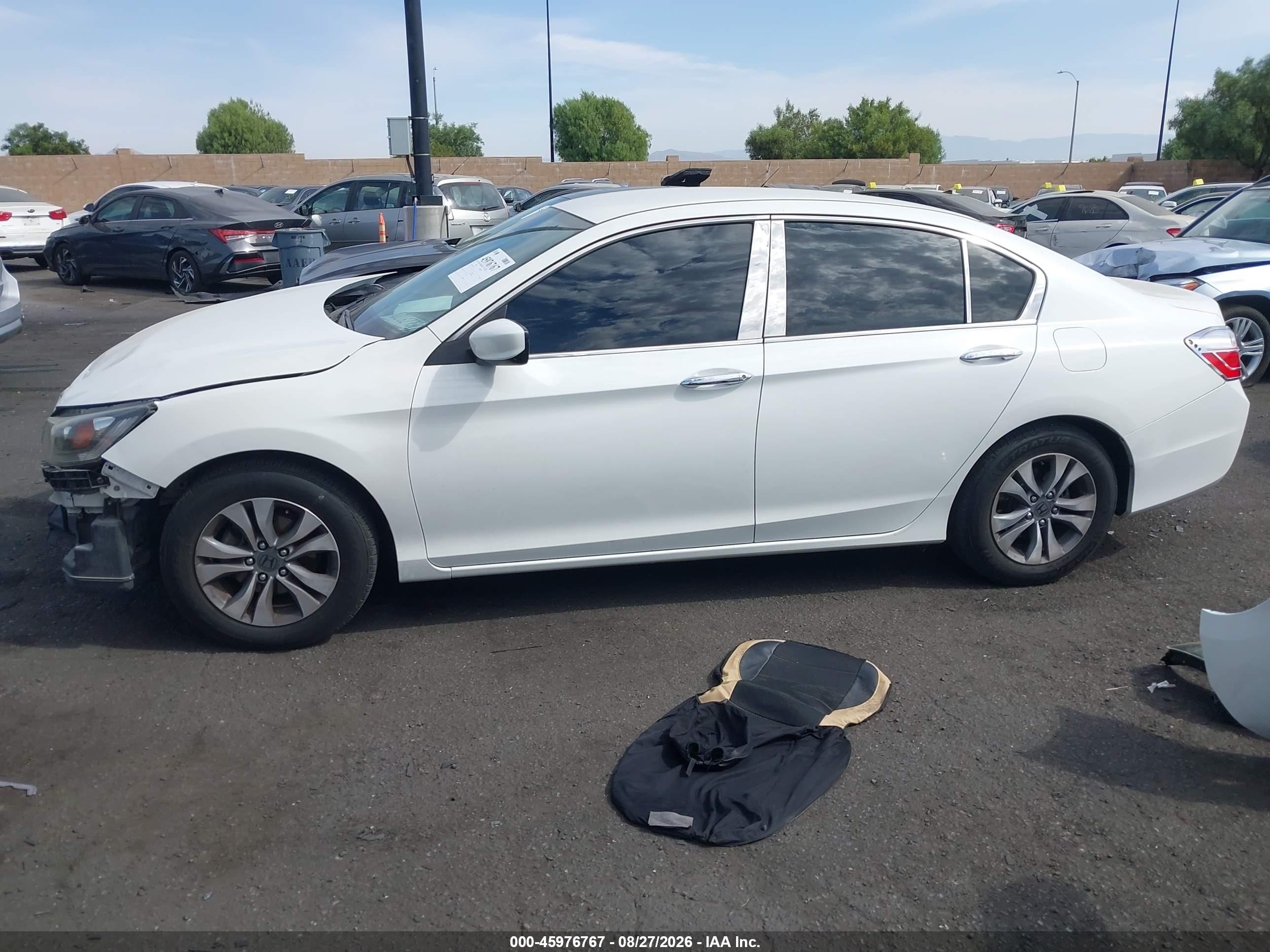 2013 Honda Accord Lx Белый vin: 1HGCR2F36DA081345