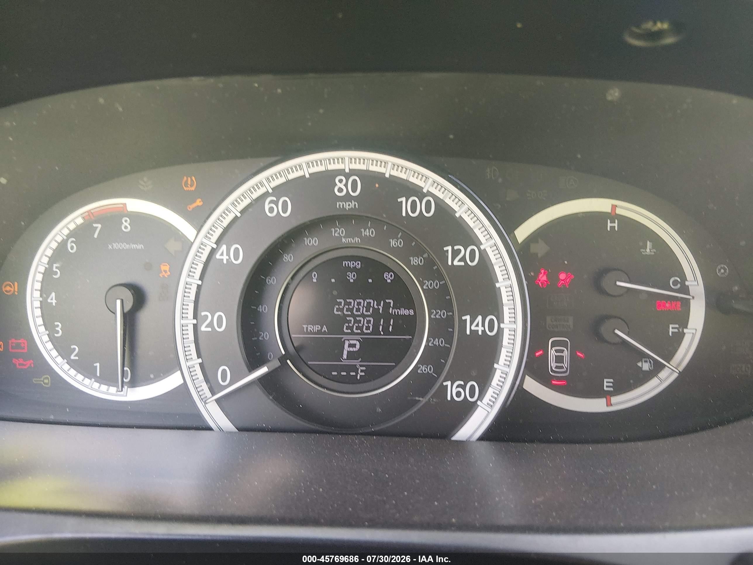 2013 Honda Accord Lx Gray vin: 1HGCR2F36DA097769