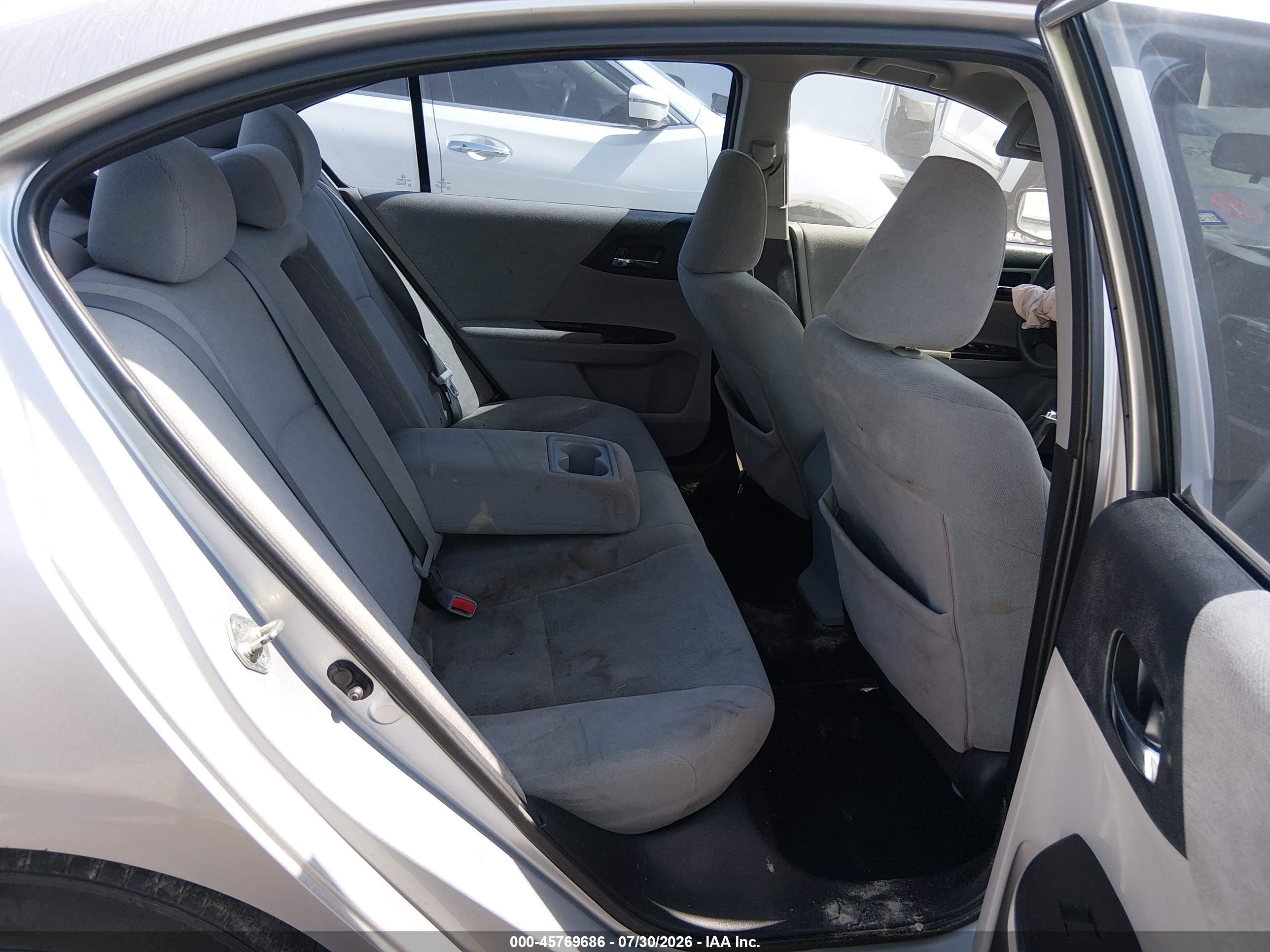 2013 Honda Accord Lx Gray vin: 1HGCR2F36DA097769