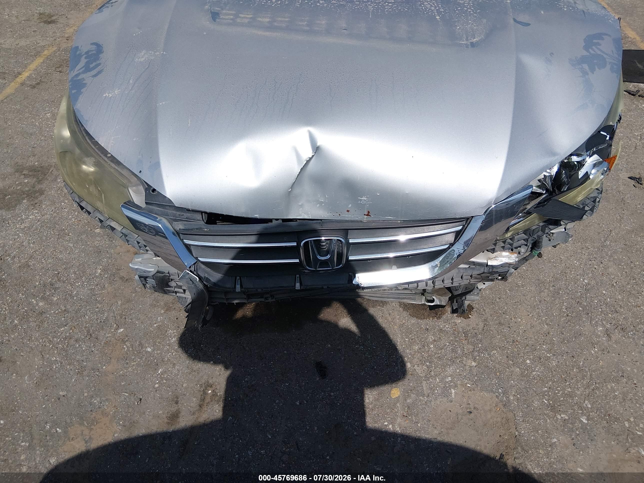 2013 Honda Accord Lx Gray vin: 1HGCR2F36DA097769