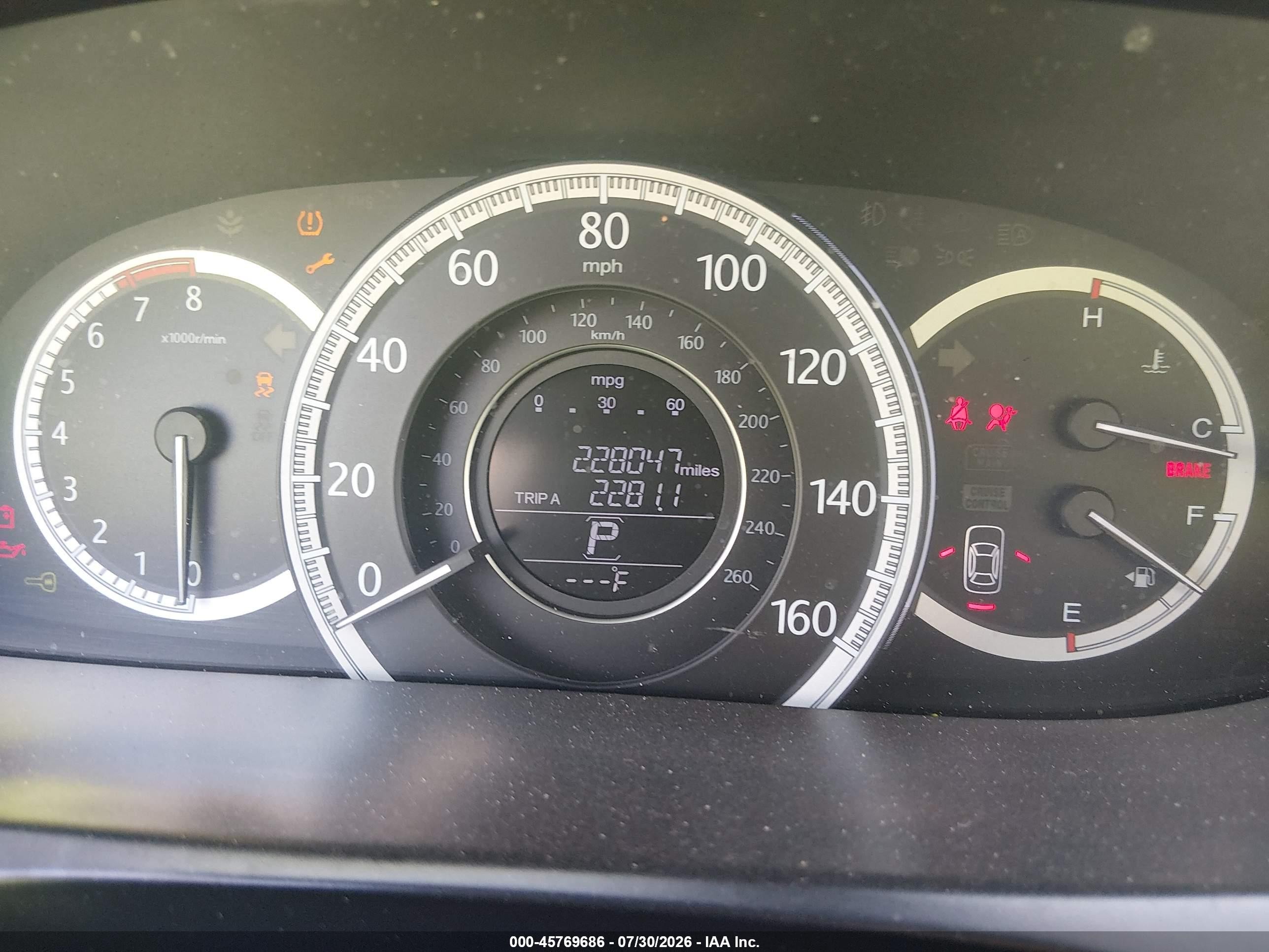 2013 Honda Accord Lx Gray vin: 1HGCR2F36DA097769