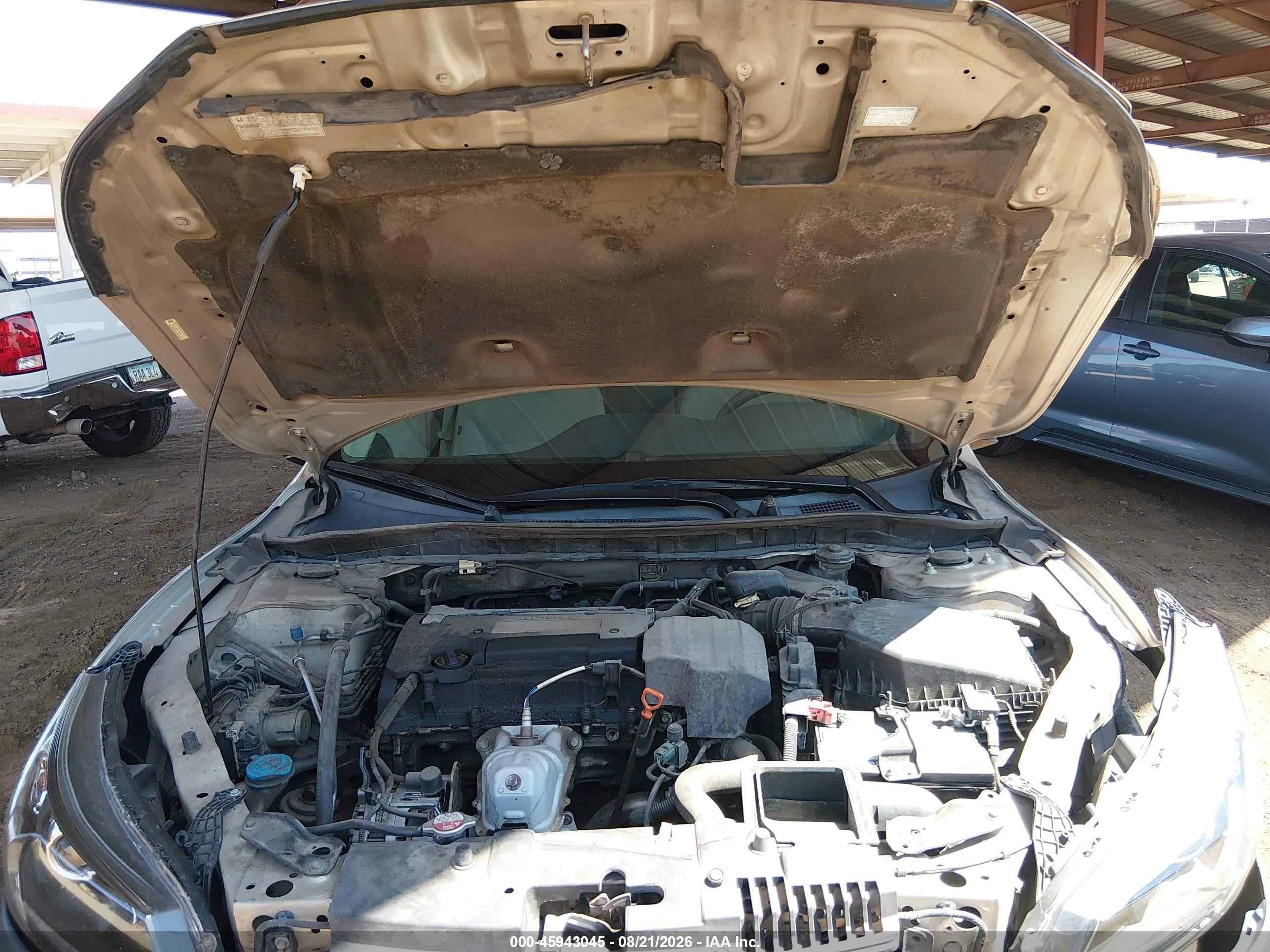 2013 Honda Accord Lx Champagne vin: 1HGCR2F36DA099201