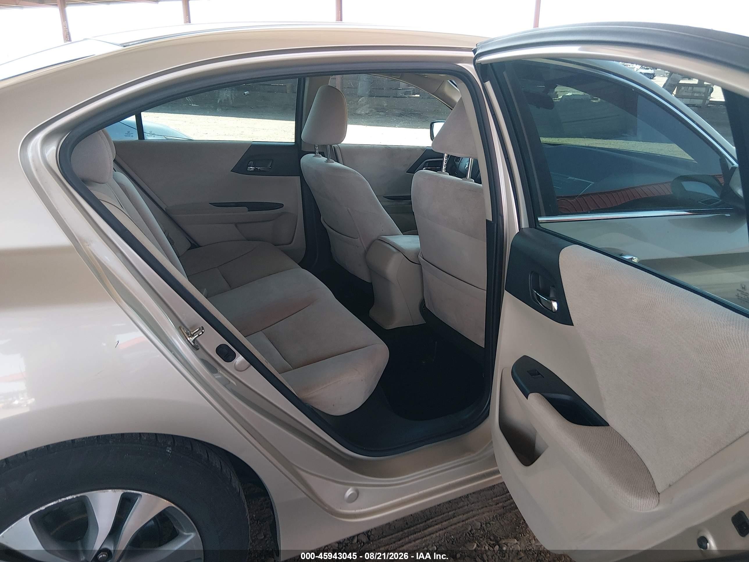 2013 Honda Accord Lx Champagne vin: 1HGCR2F36DA099201