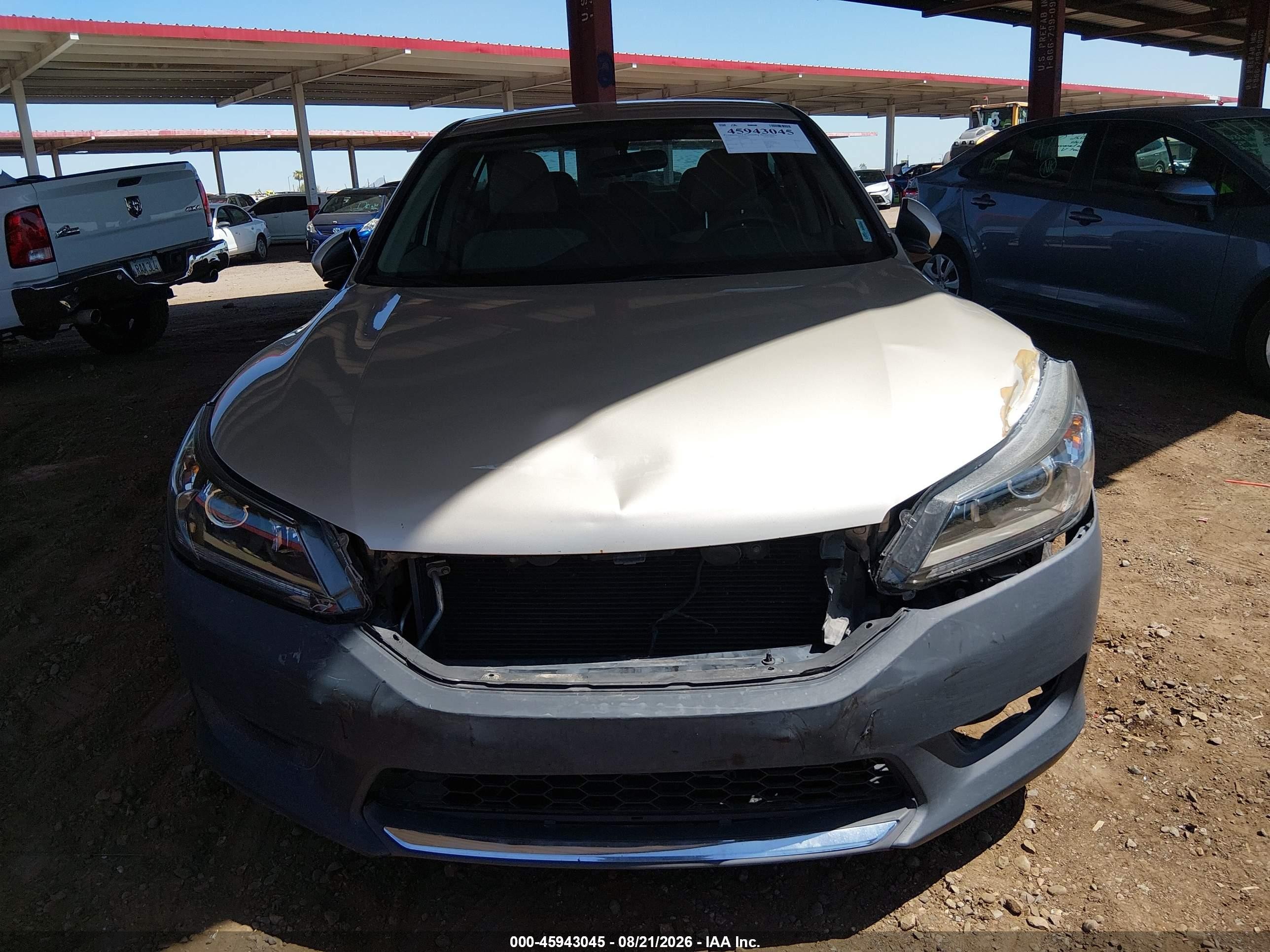 2013 Honda Accord Lx Champagne vin: 1HGCR2F36DA099201