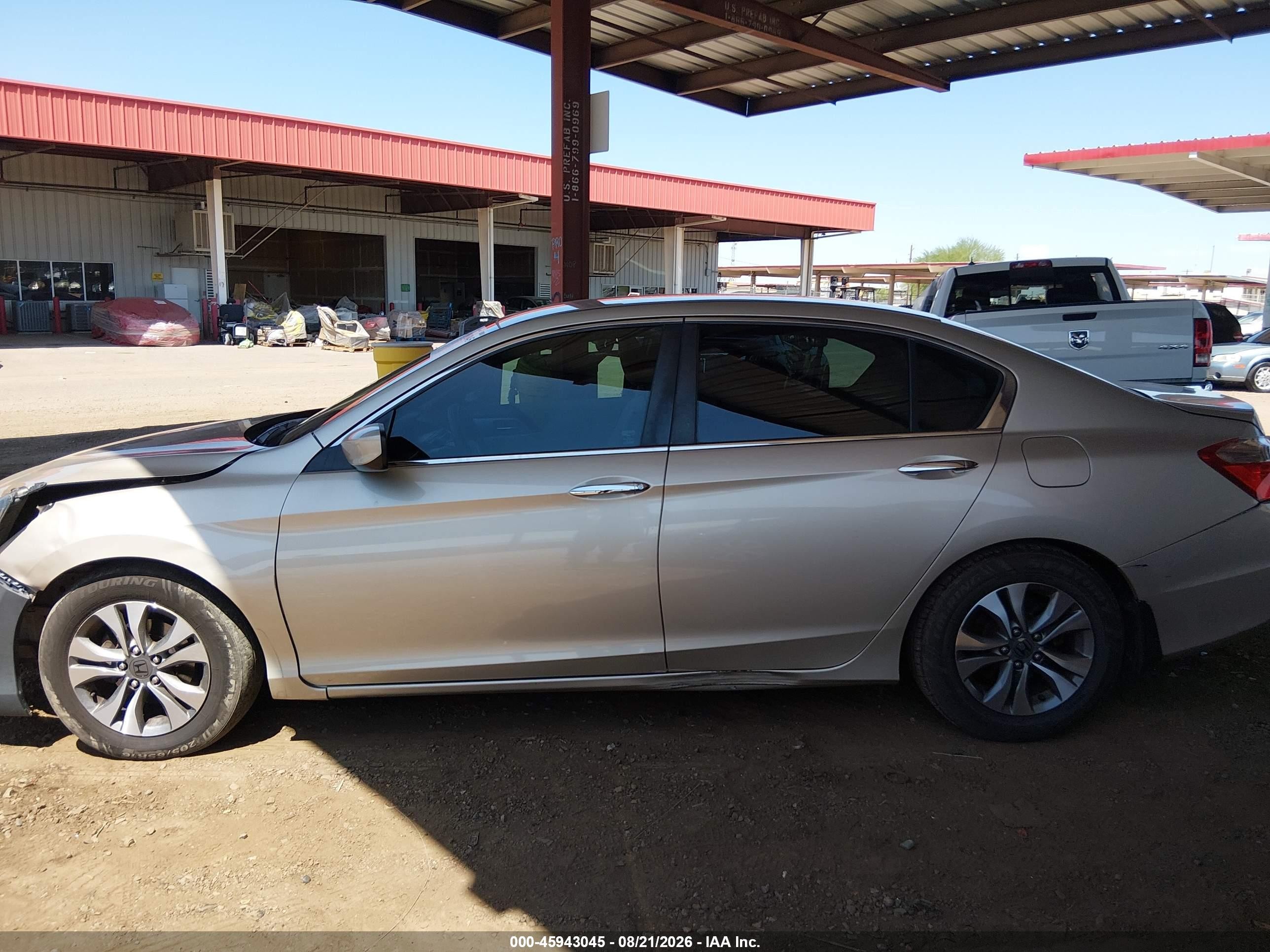 2013 Honda Accord Lx Champagne vin: 1HGCR2F36DA099201