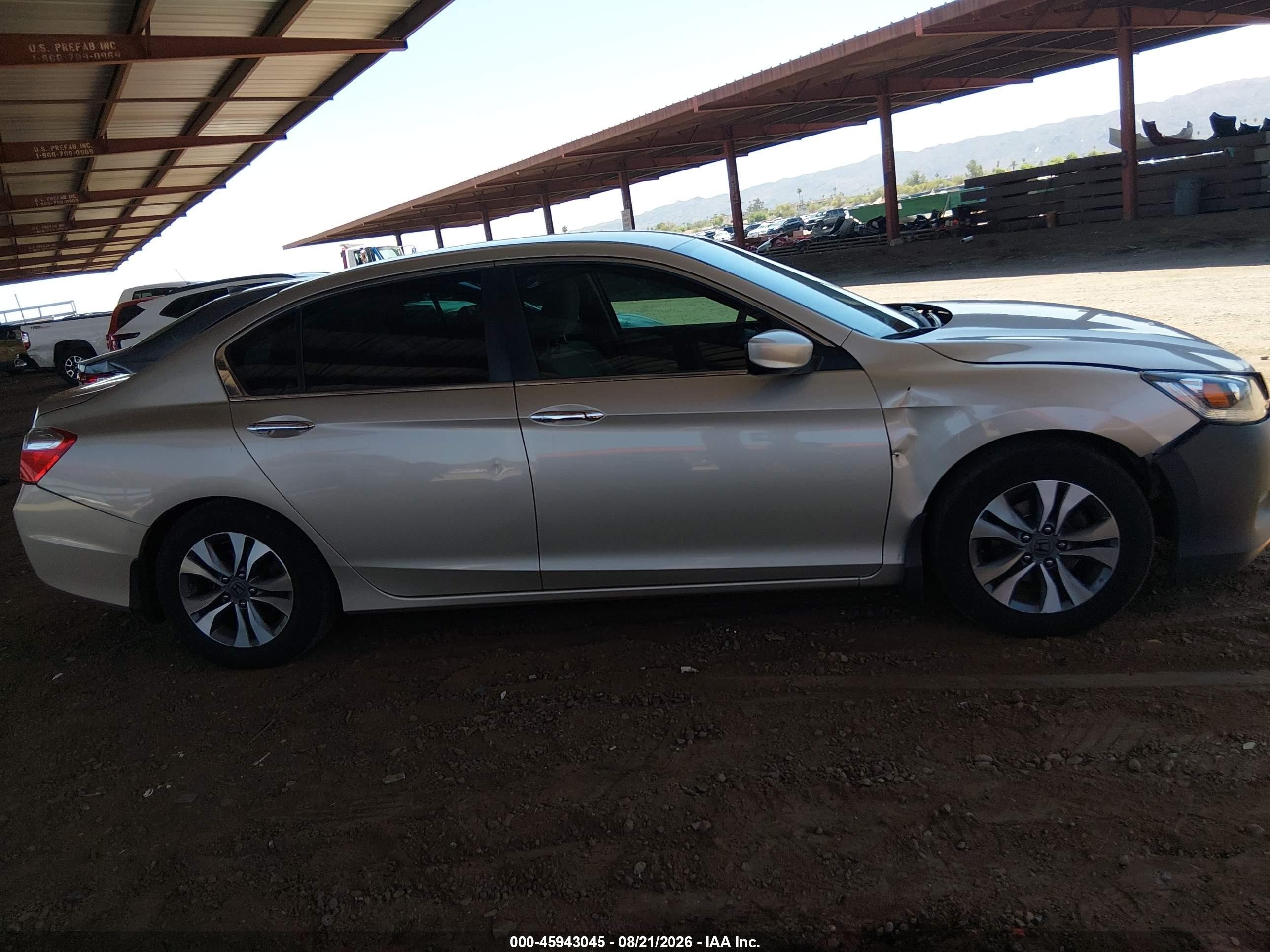 2013 Honda Accord Lx Champagne vin: 1HGCR2F36DA099201