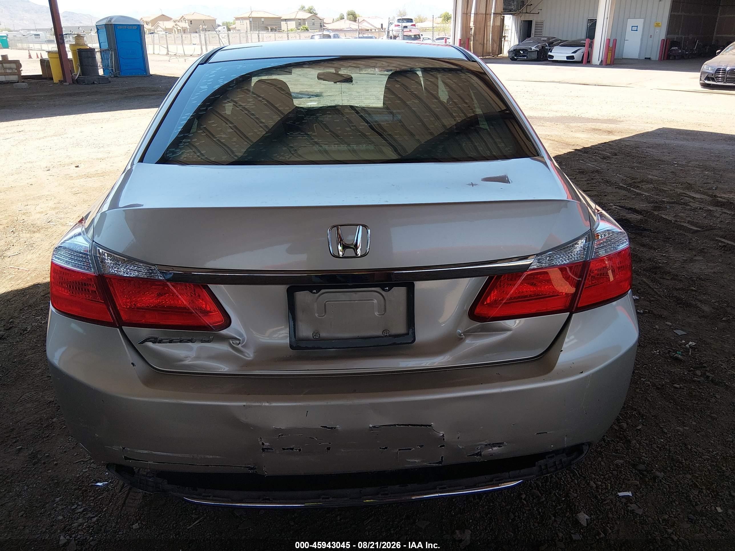 2013 Honda Accord Lx Champagne vin: 1HGCR2F36DA099201
