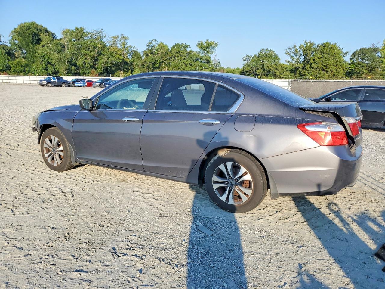 2013 Honda Accord Lx Gray vin: 1HGCR2F36DA129684