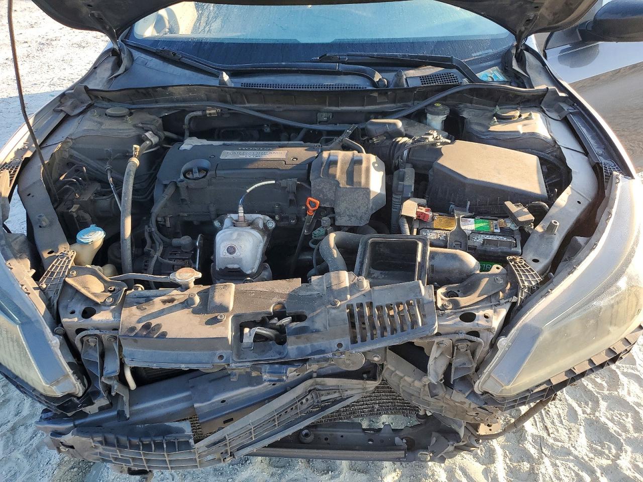 2013 Honda Accord Lx Gray vin: 1HGCR2F36DA129684