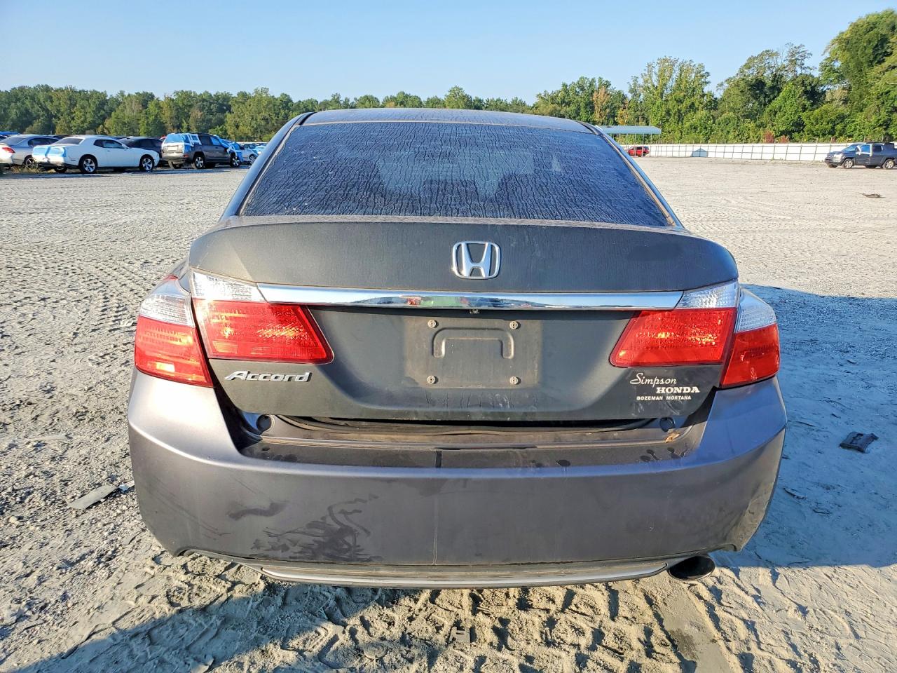 2013 Honda Accord Lx Gray vin: 1HGCR2F36DA129684
