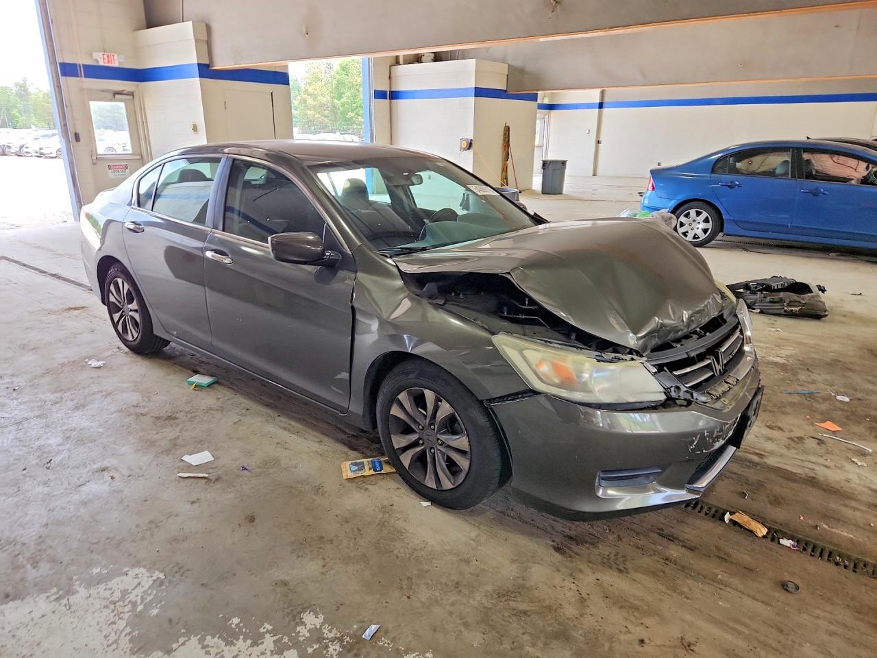 2013 Honda Accord Lx Gray vin: 1HGCR2F36DA134464