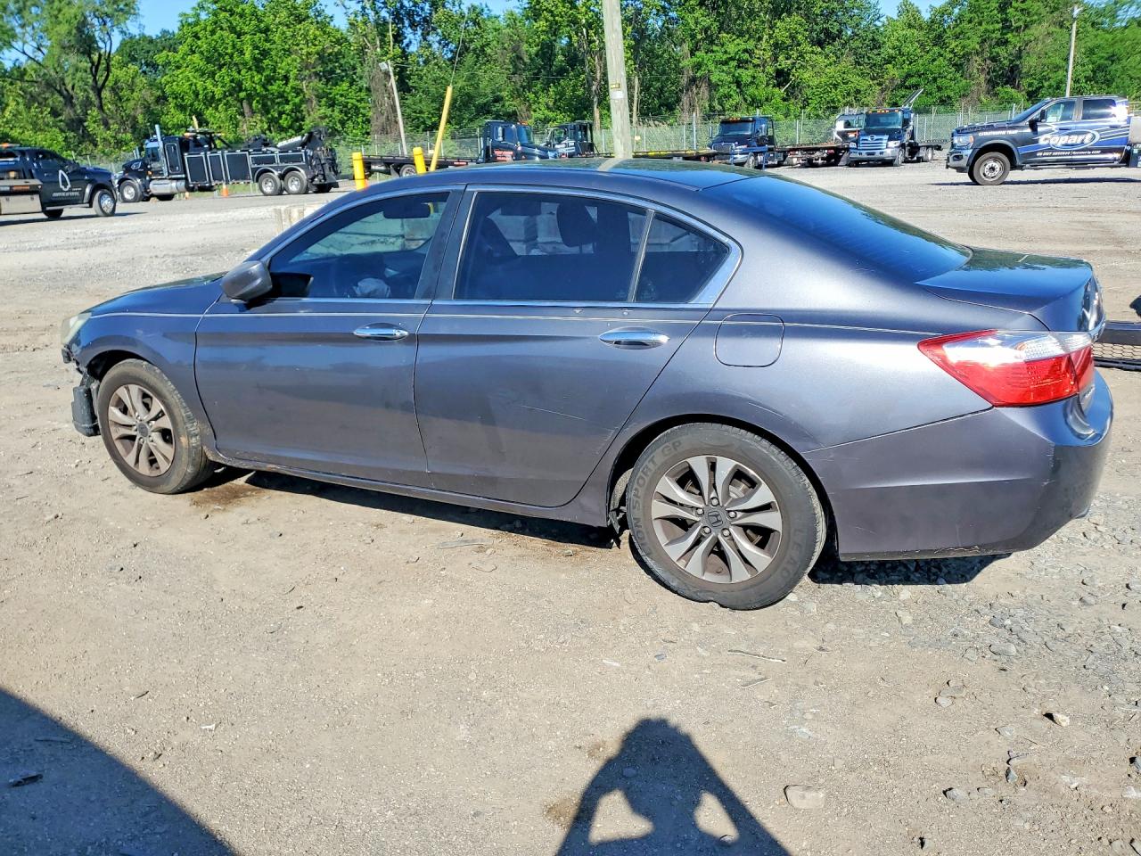 2013 Honda Accord Lx Gray vin: 1HGCR2F36DA141060