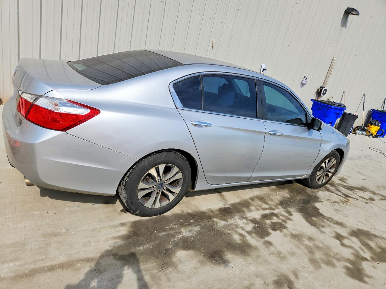 2013 Honda Accord Lx Silver vin: 1HGCR2F36DA142631