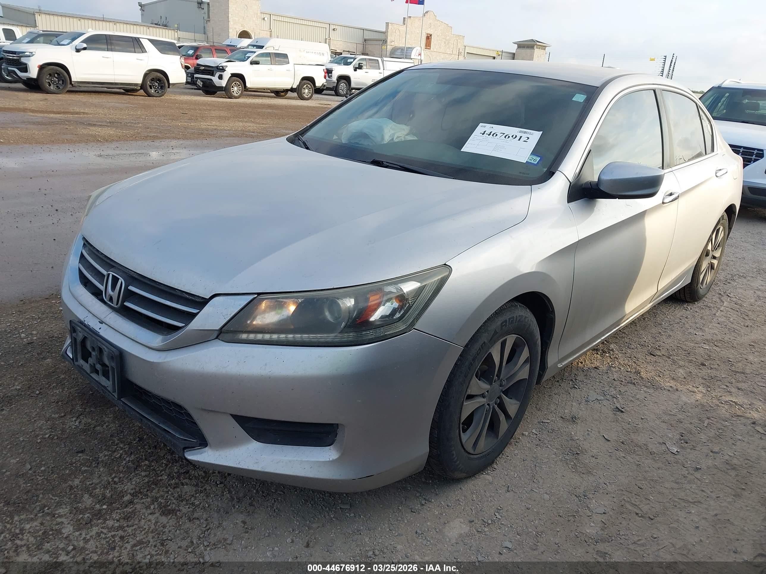 2013 Honda Accord Lx Silver vin: 1HGCR2F36DA170557